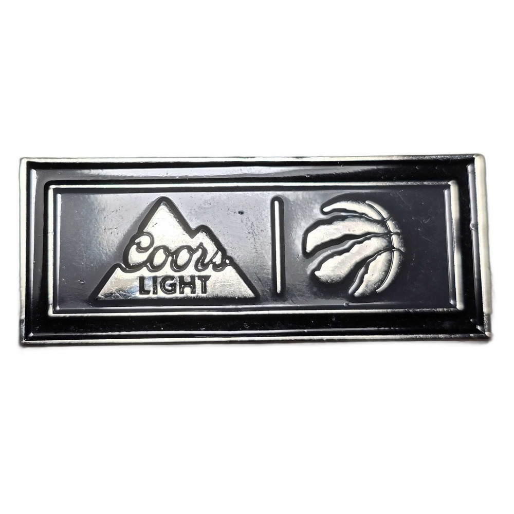 Coors Light Toronto Raptors NBA Basketball Logo Lapel Vest Hat Pin E28